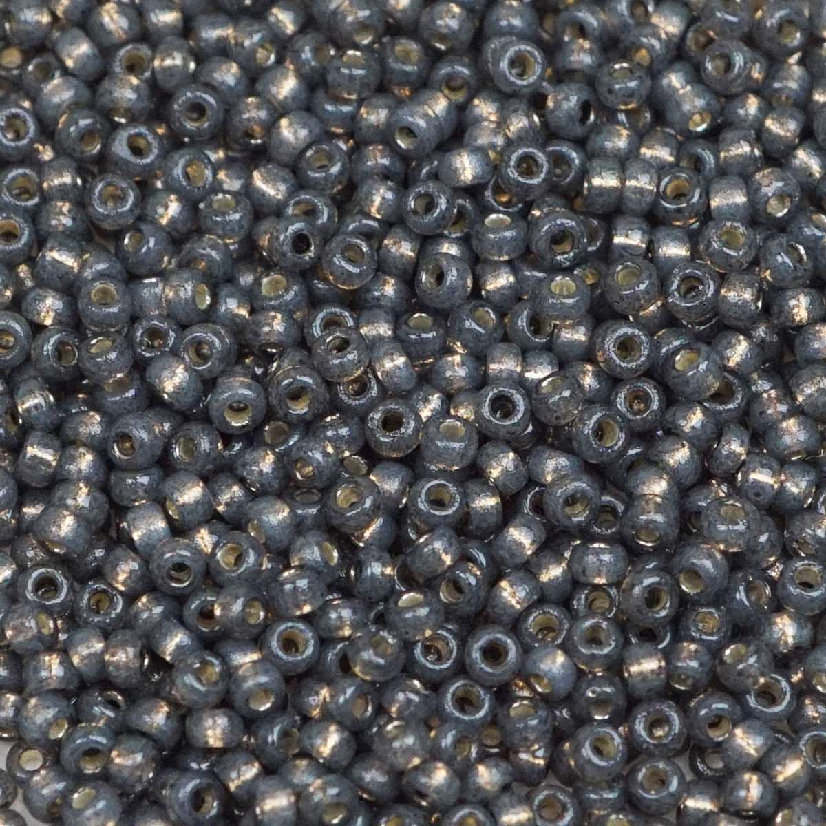 45-1194251.SLC.1.jpg 11/0 Seed Bead - Duracoat Silver Lined Dark Charcoal 23g Image