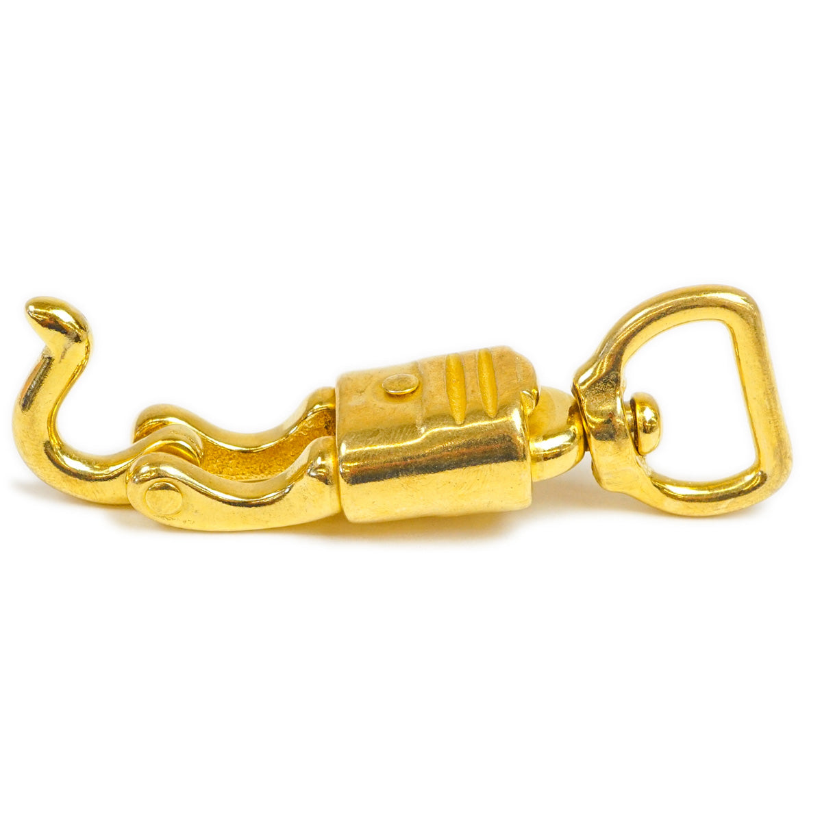 4-01286.SLC.2.jpg ¾" Panic Snap - Brass Plated Dee Ring Image