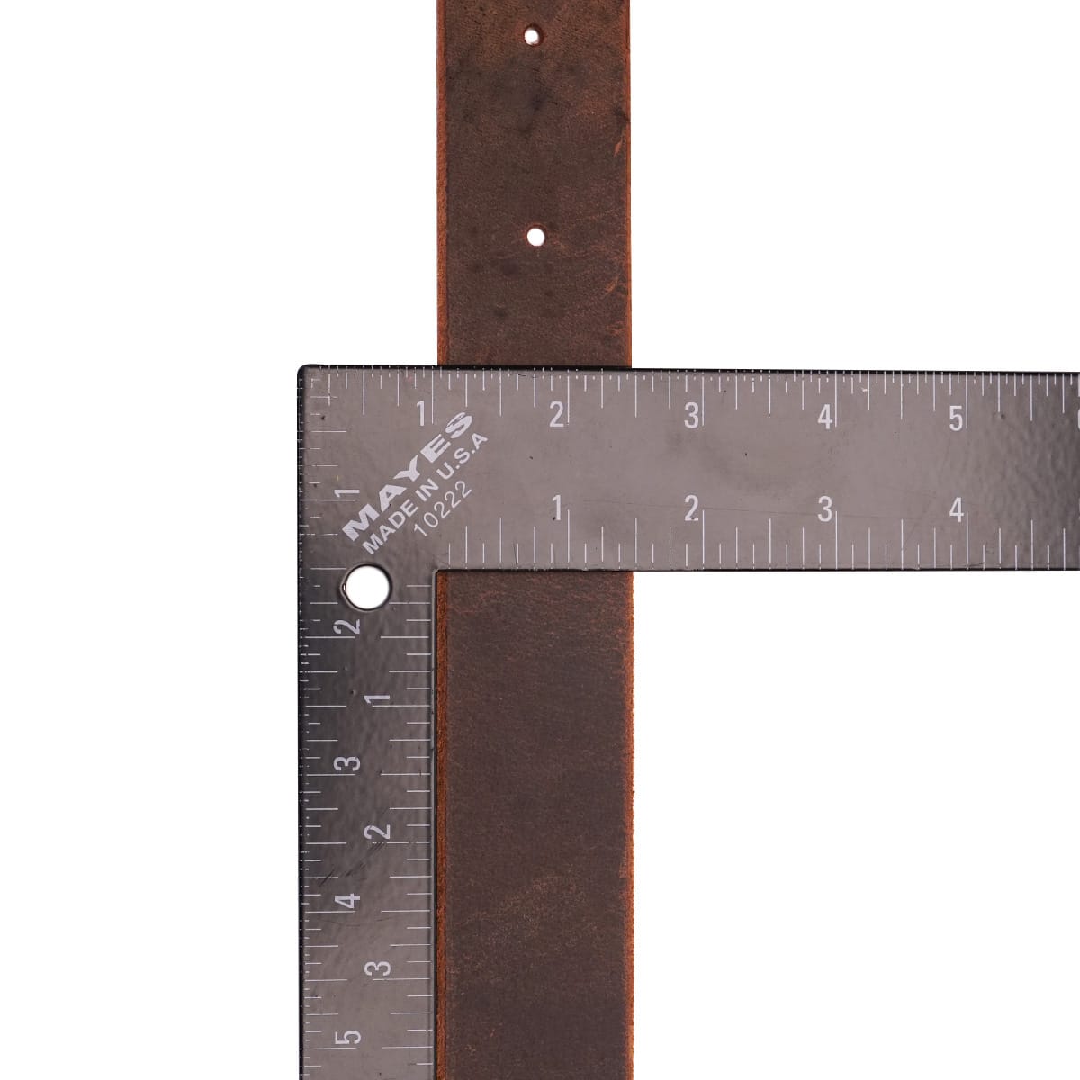 100-963.SLC.04.jpg 1 1/2" Crazy Horse Buffalo Belt Blank W/O Snaps Image