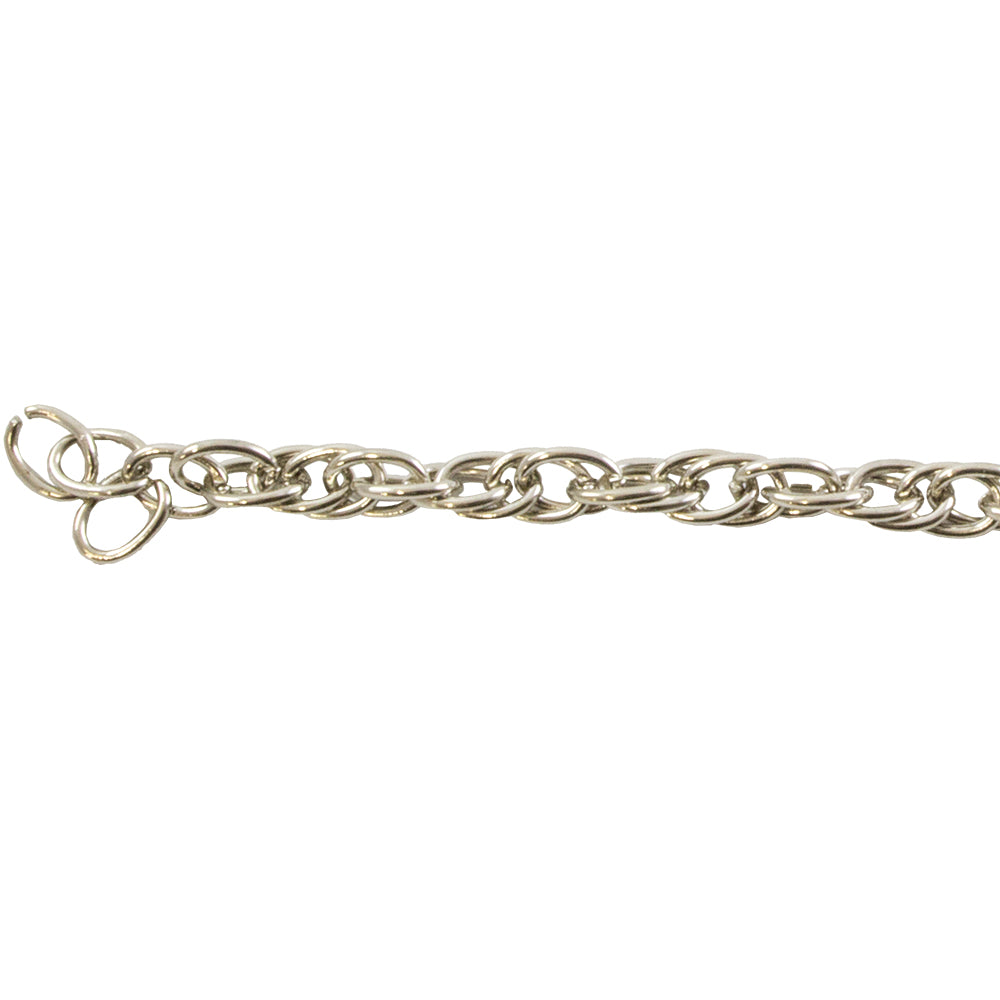 36" Rope Nickel Chain, additional view 2