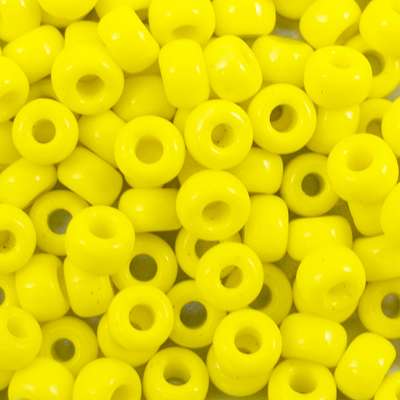 45-69404.SLC.jpg 6/0 Seed Beads - Opaque Yellow 20g Image