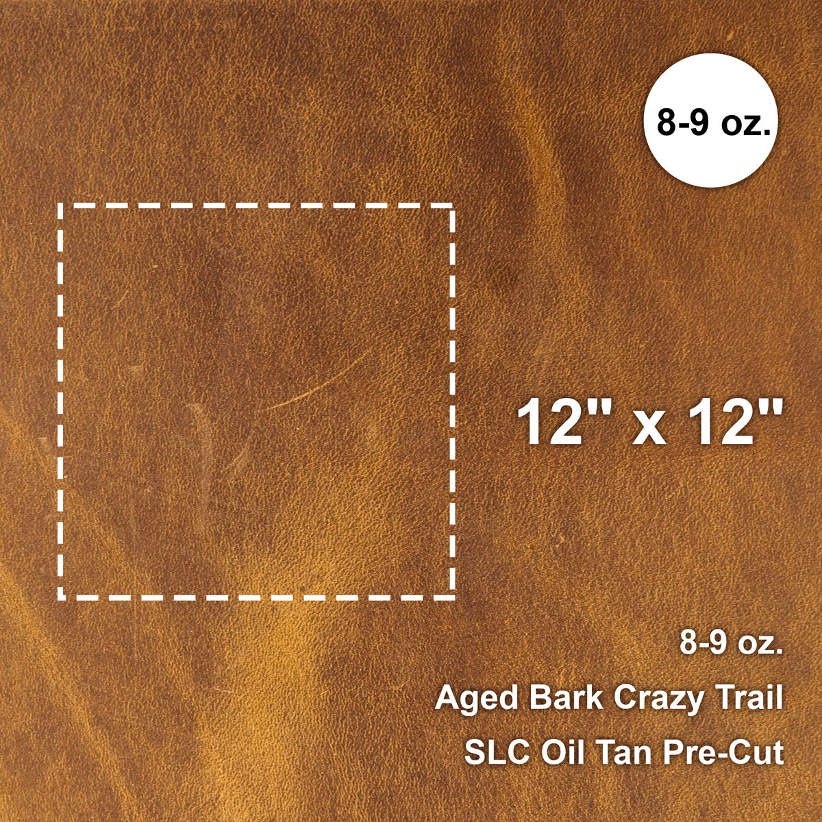 100-092.SLC.1.jpg 12"x 12" Aged Bark Crazy Trail Oil Tan Pre-Cut Image