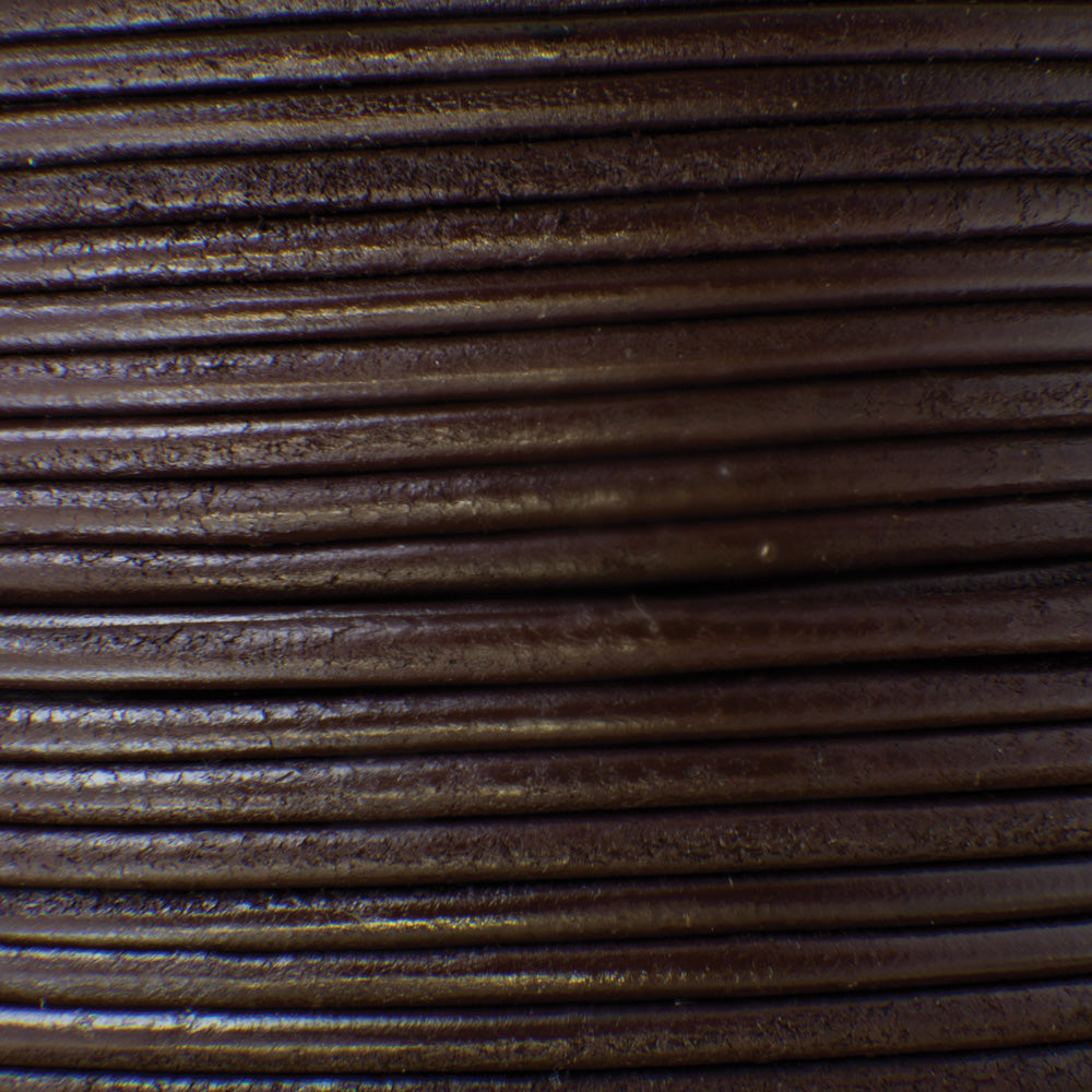 3mm Premium Brown Round Lace