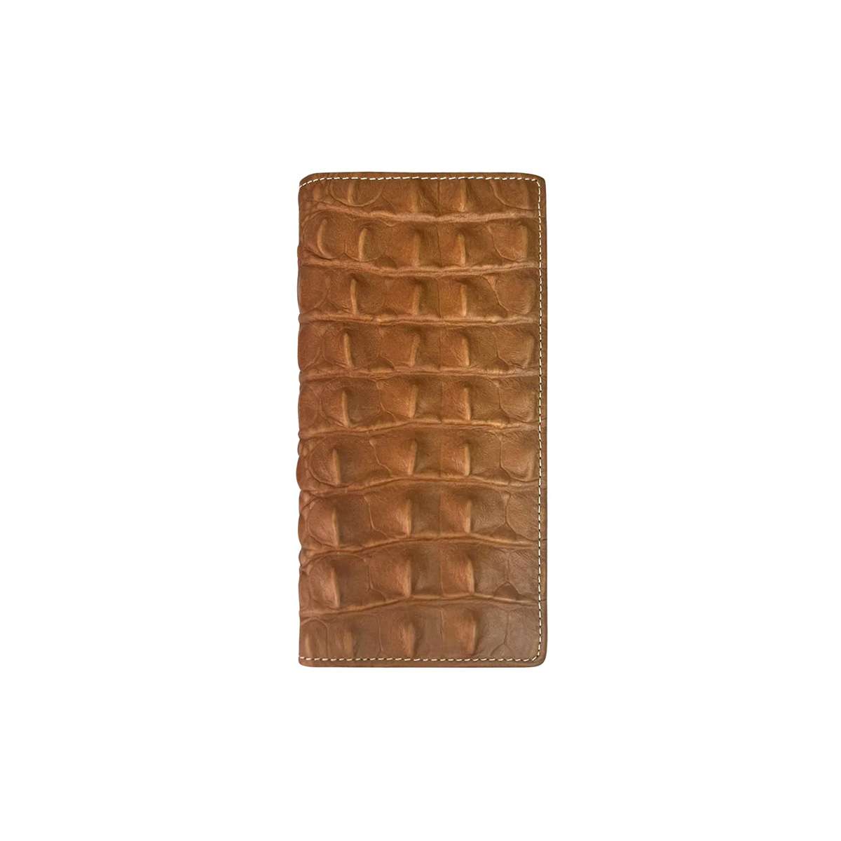 MWCR.Brown.01.jpg Montana West Crocodile Roper Wallets Image