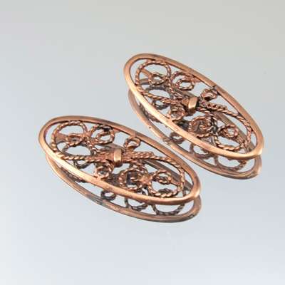 286-1053818.SLC.jpg 25mm Decor Oval Link - Copper Plate Image