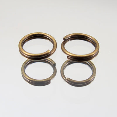 339-135.SLC.jpg 6mm Split Rings - Antique Brass 20pk Image