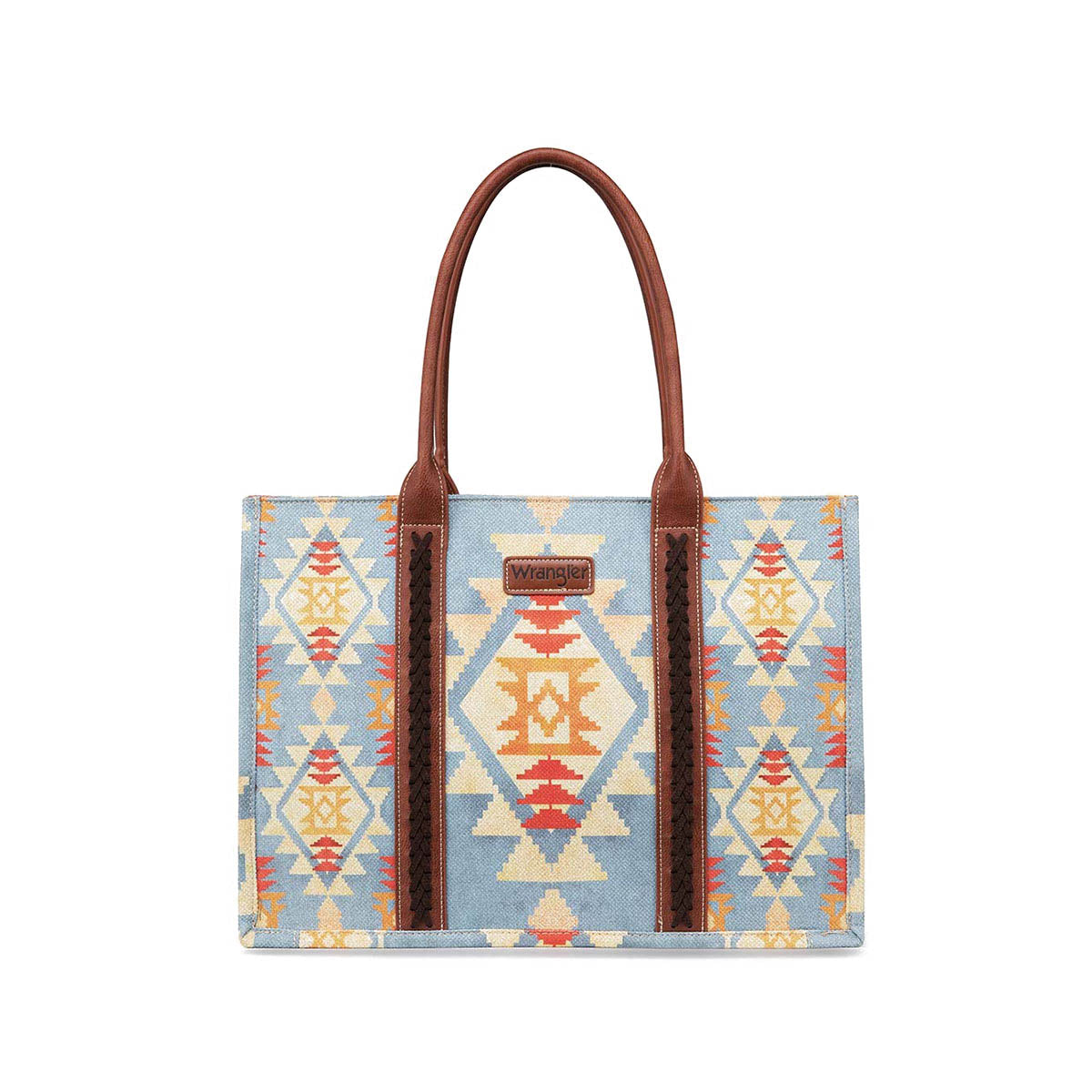 WWCT.Brown.01.jpg Wrangler Wide Canvas Tote Image