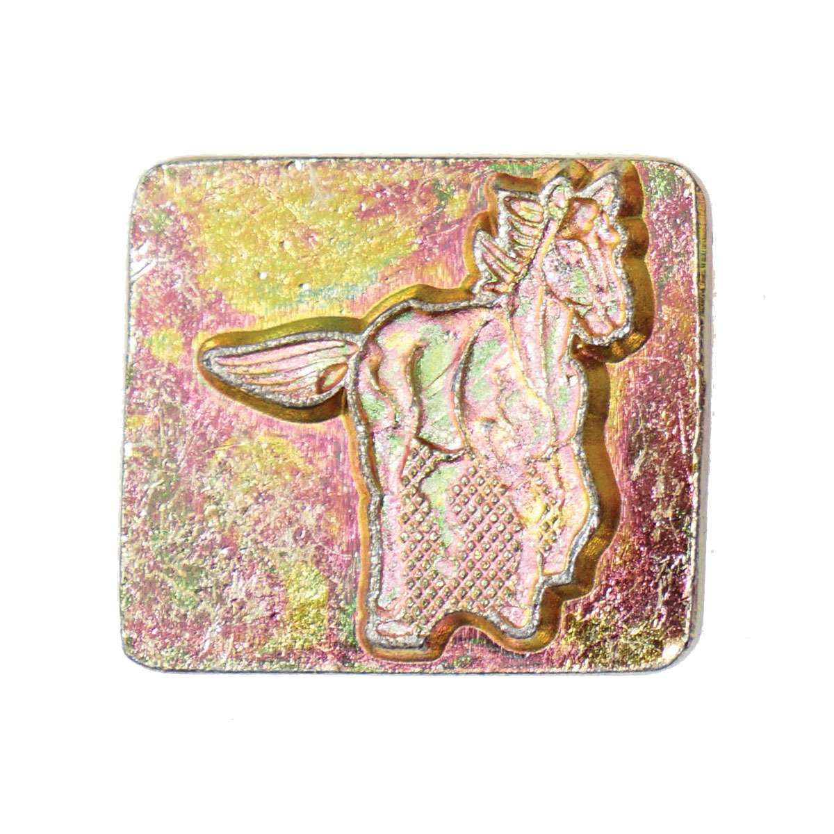 011-8831101.SLC.2.jpg Running Horse (Left) - 3D Stamp Image