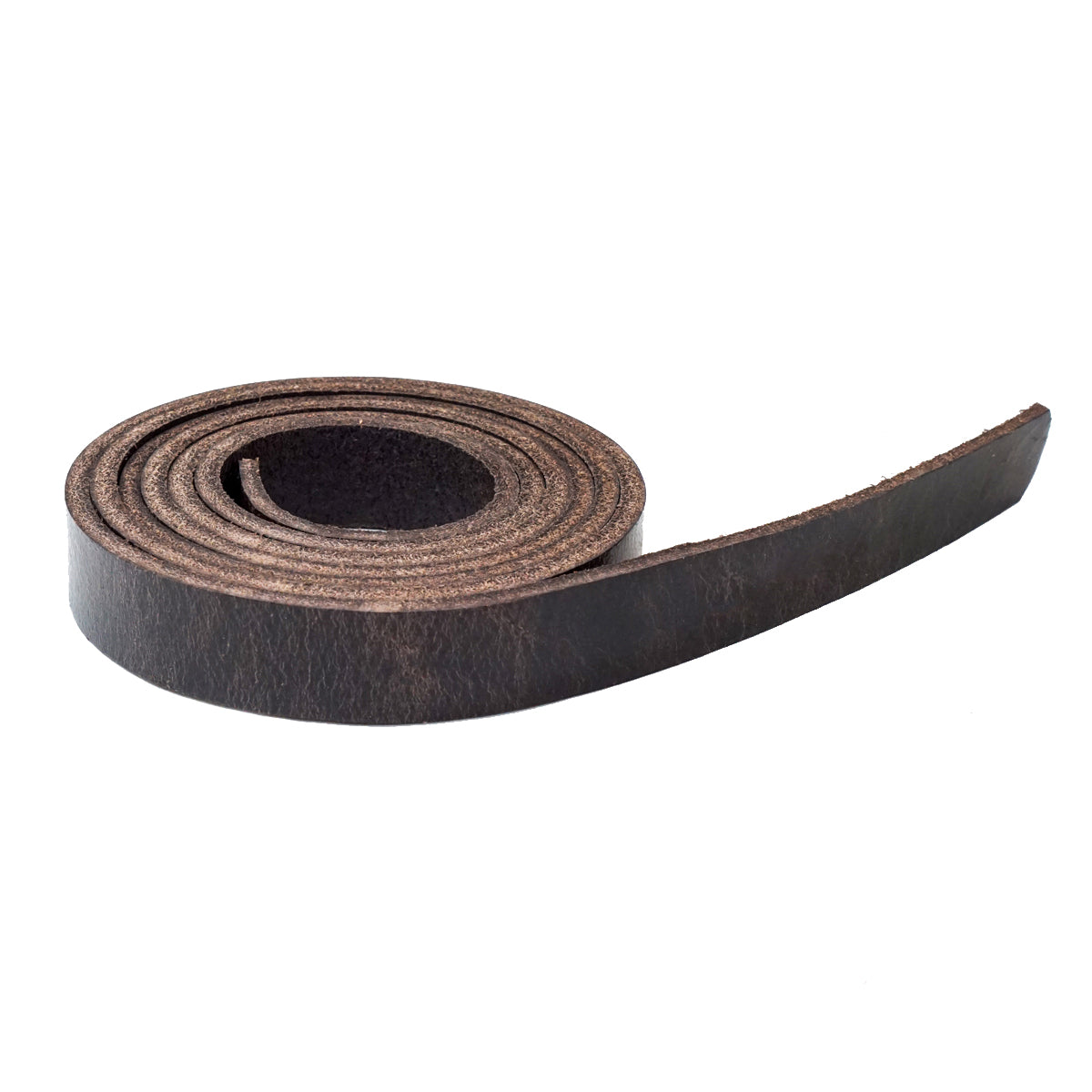 Buffalo Belt Strips, Vintage Chocolate ¾