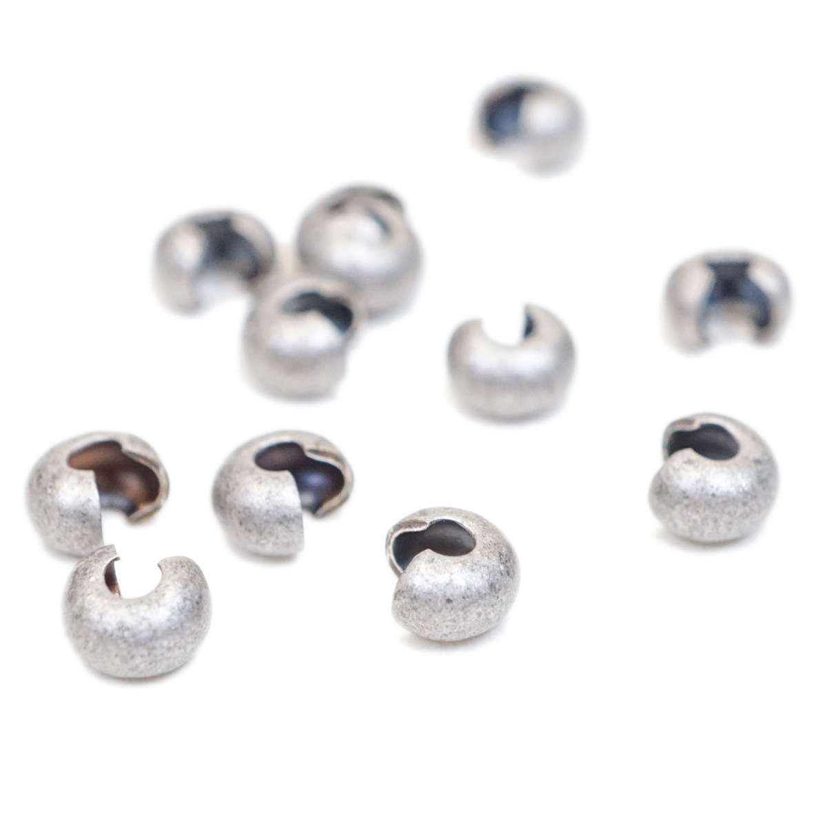 45-159.SLC.2.jpg 4mm Crimp Cover - Antique Silver 12pk Image