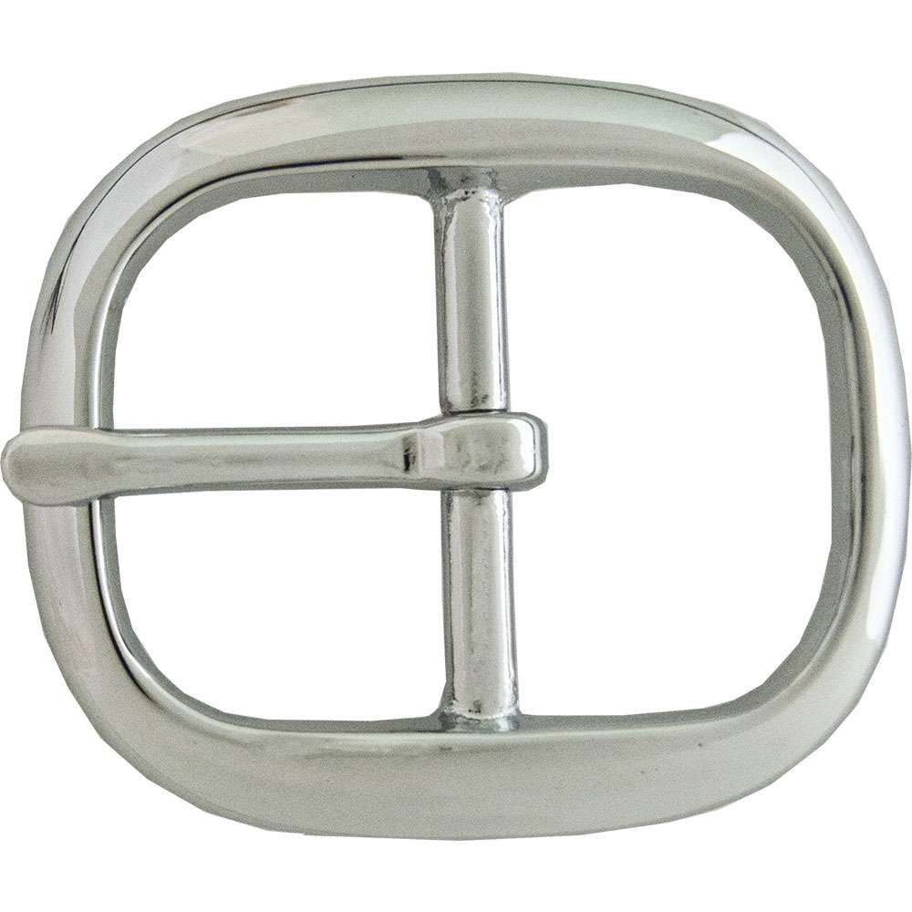 131-172202.SLC.jpg 1 1/4" Center Bar Buckle - Nickel Plate/Solid Brass Image