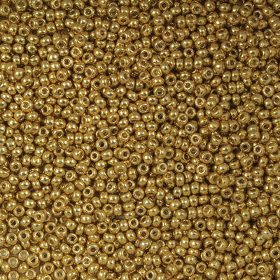 45-1194202.SLC.jpg 11/0 Seed Bead - Duracoat Galvanized Gold 23g Image