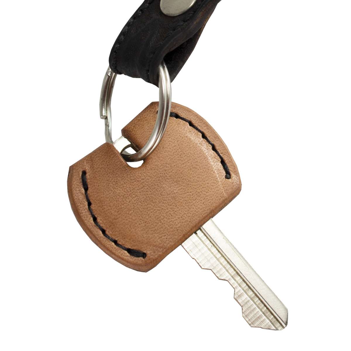 SHP084.SLC.3.jpg Leather Shape - Key Cover Oil Tan Image