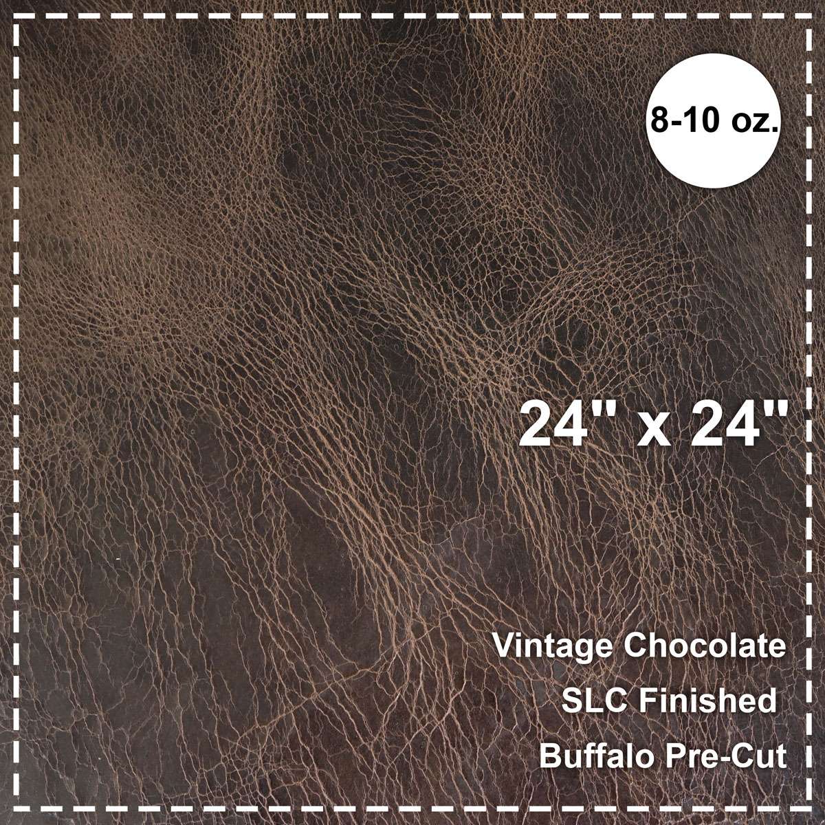133-422504.SLC.1.jpg 24"x24" Vintage Chocolate Buffalo Pre-Cut Image