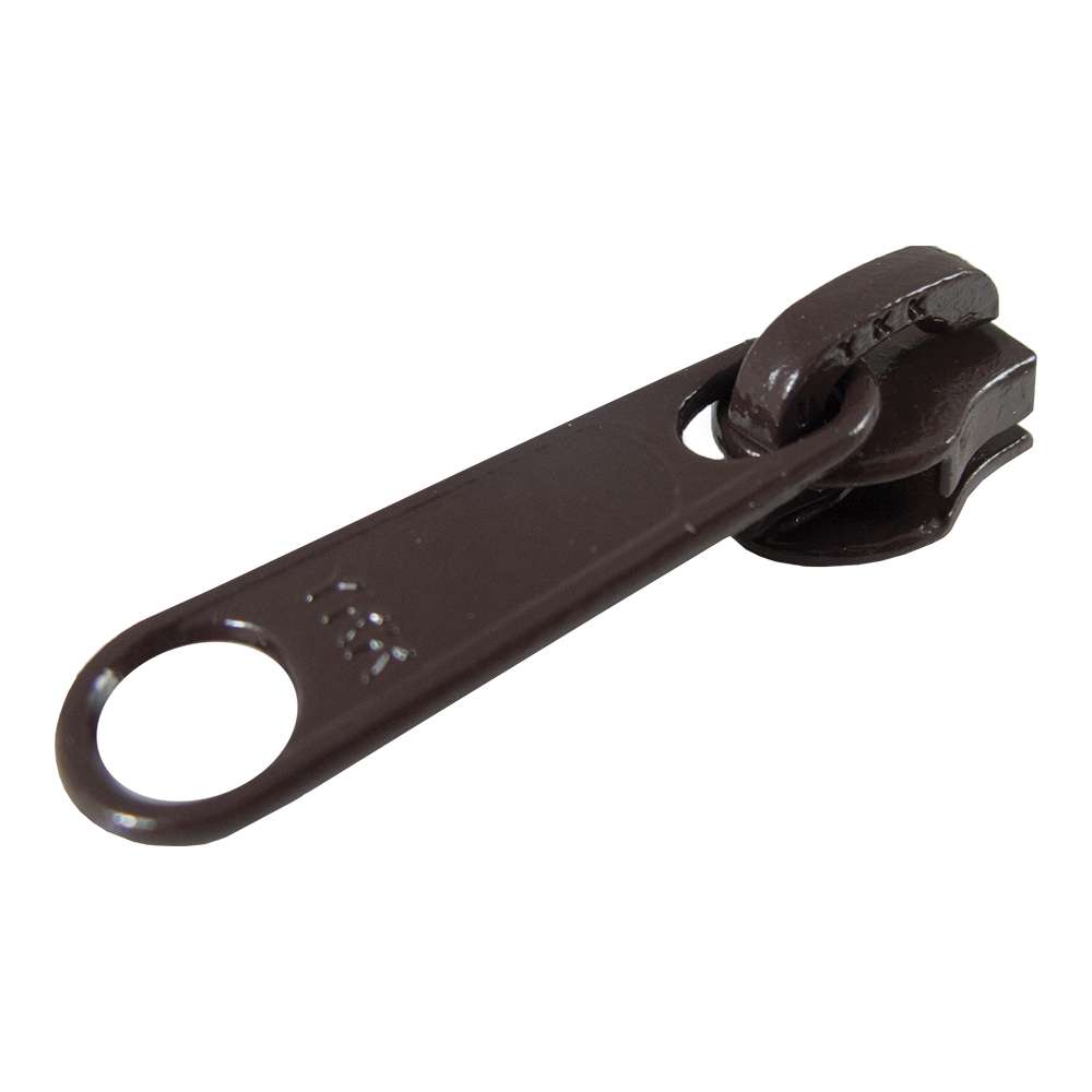 YKK Regular Zipper Pulls - Brown