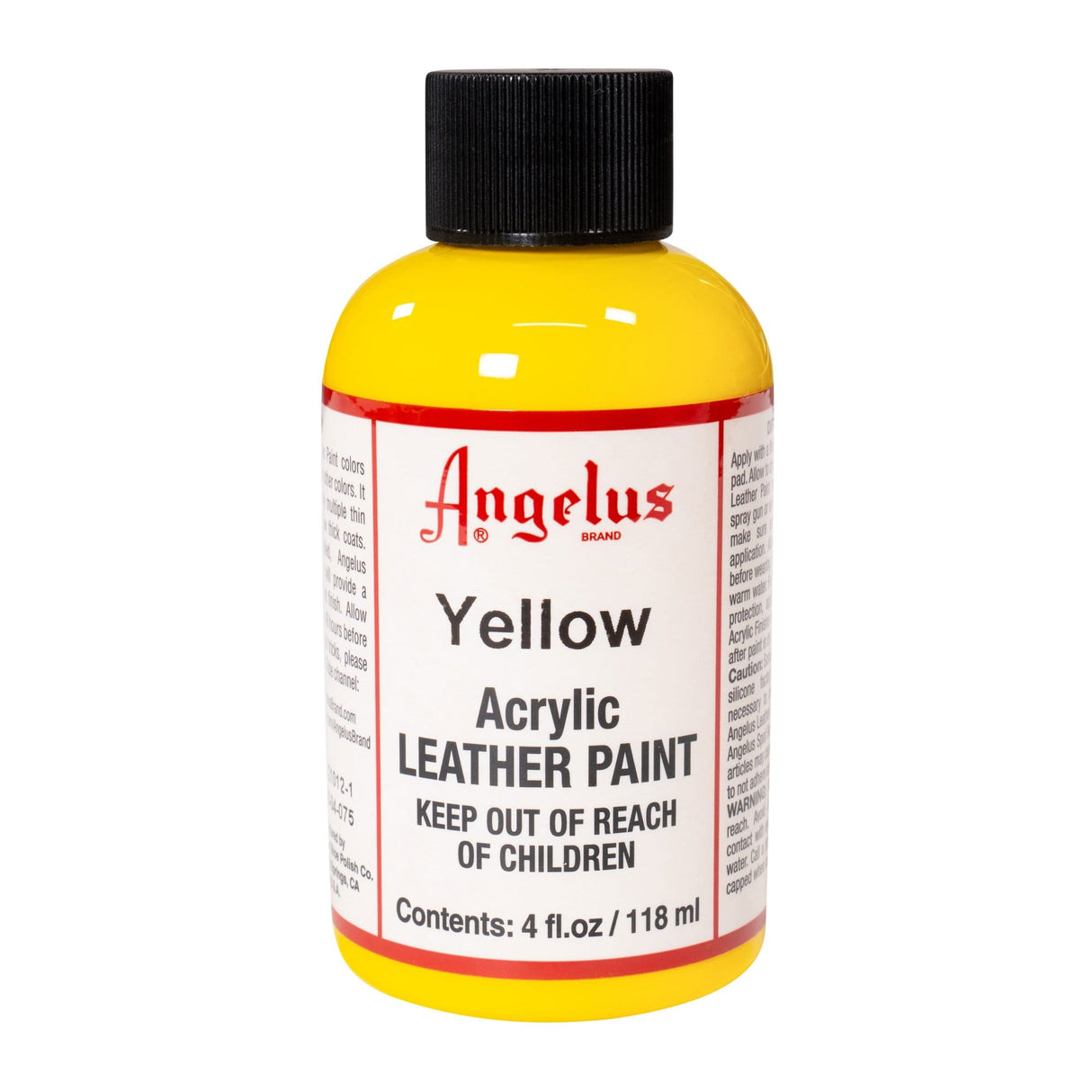ALAPFO.Yellow.01.jpg Angelus Leather Acrylic Paint 4oz Image