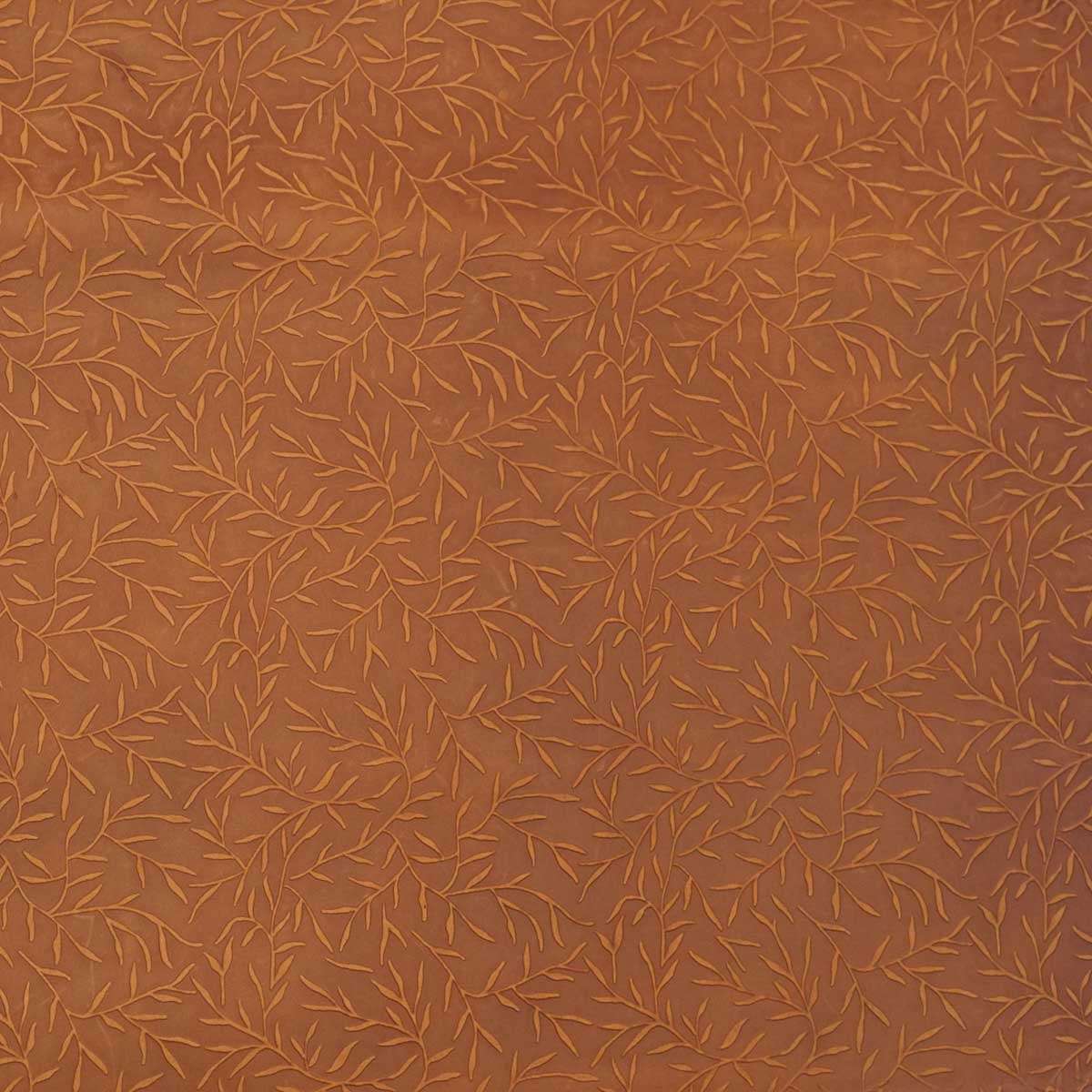 VEC.Sepia.03.jpg Vines Embossed Cow Image