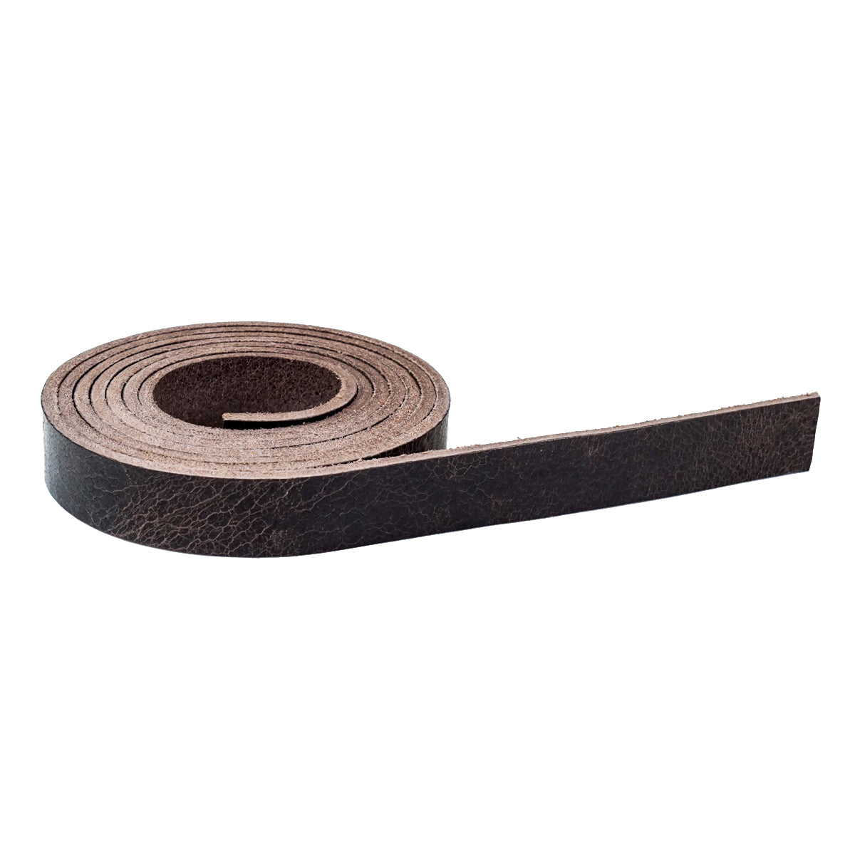 Buffalo Belt Strips, Brown ½