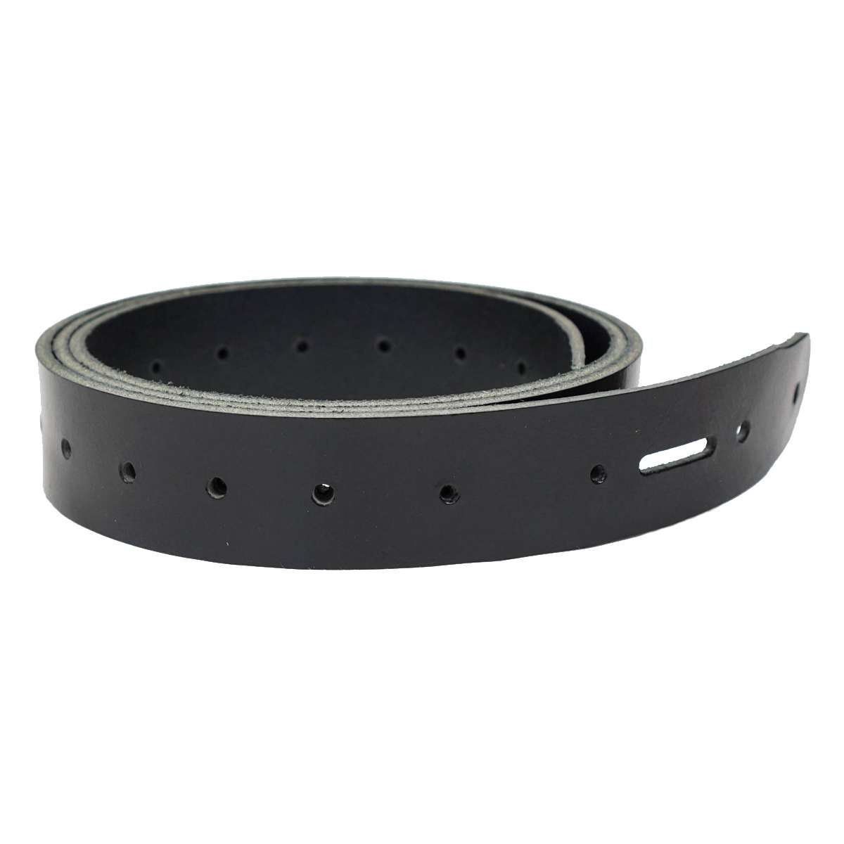 100-214.SLC.1.jpg Single Hole Belt Blank - Buffalo Black Image
