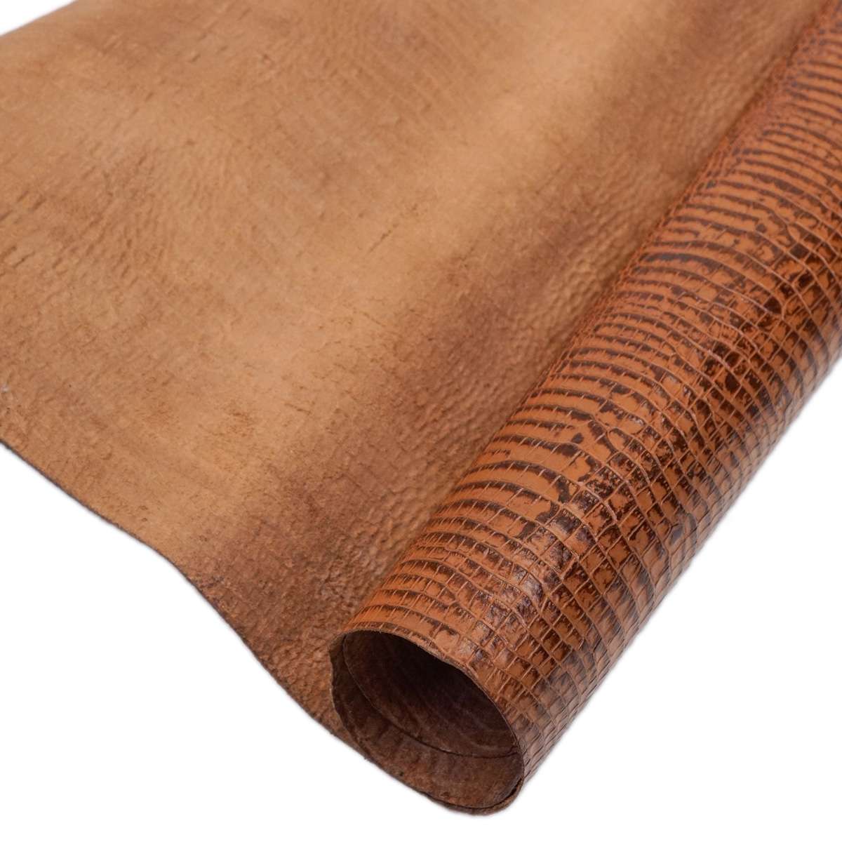 371-17903.SLC.1.jpg Embossed Gator on Cow - Cognac Image