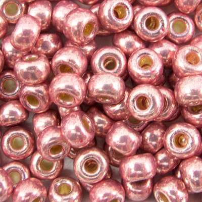 45-694209.SLC.jpg 6/0 Seed Beads - Galvanized Dark Coral 20g Image