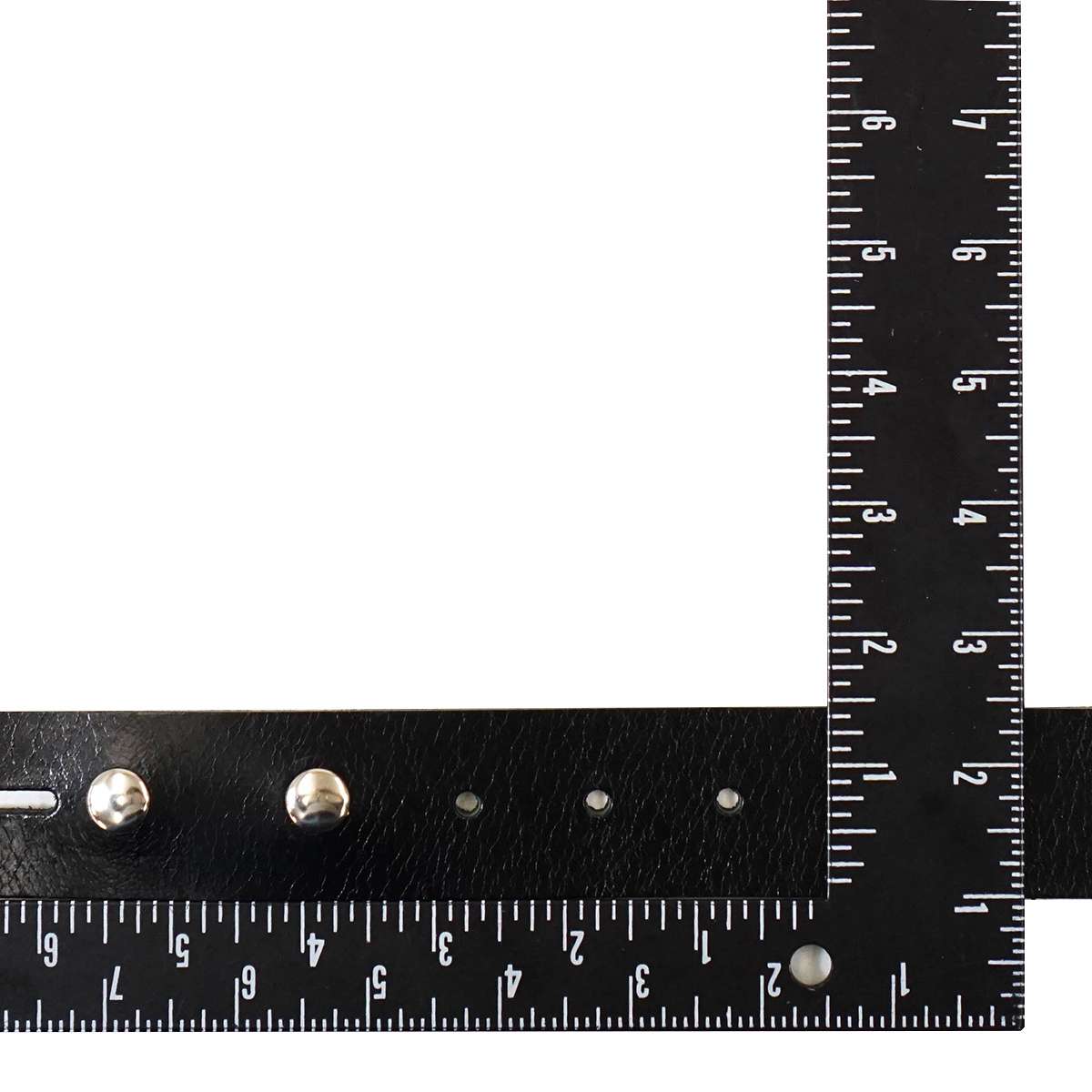 100-2143.SLC.3.jpg Single Hole Belt Blank w/ snaps - Buffalo Black Image
