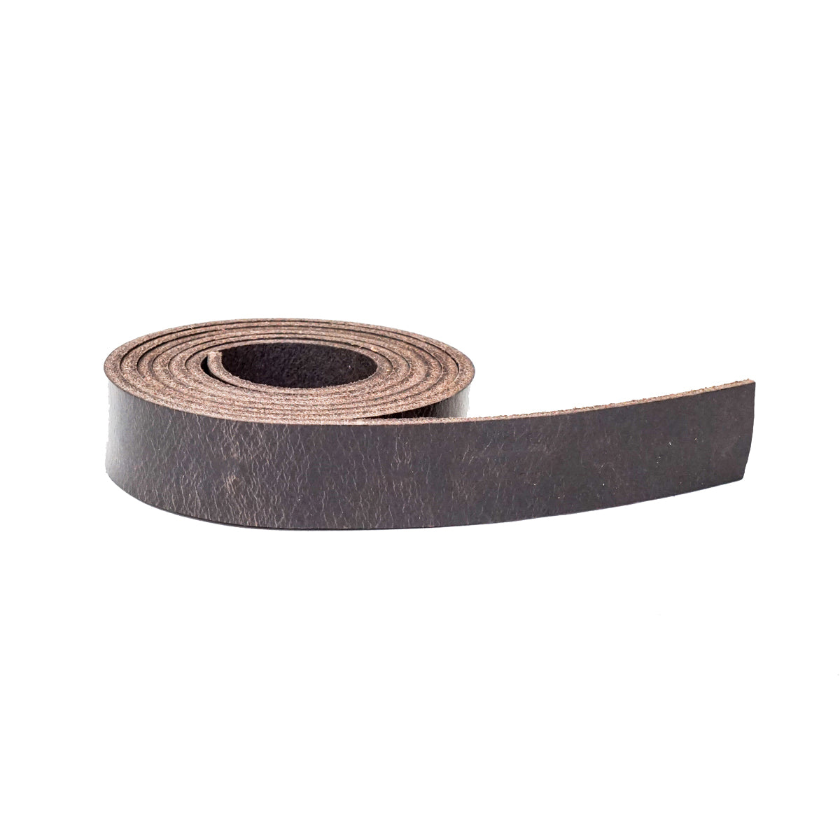 Vintage Chocolate Buffalo Belt Strips
