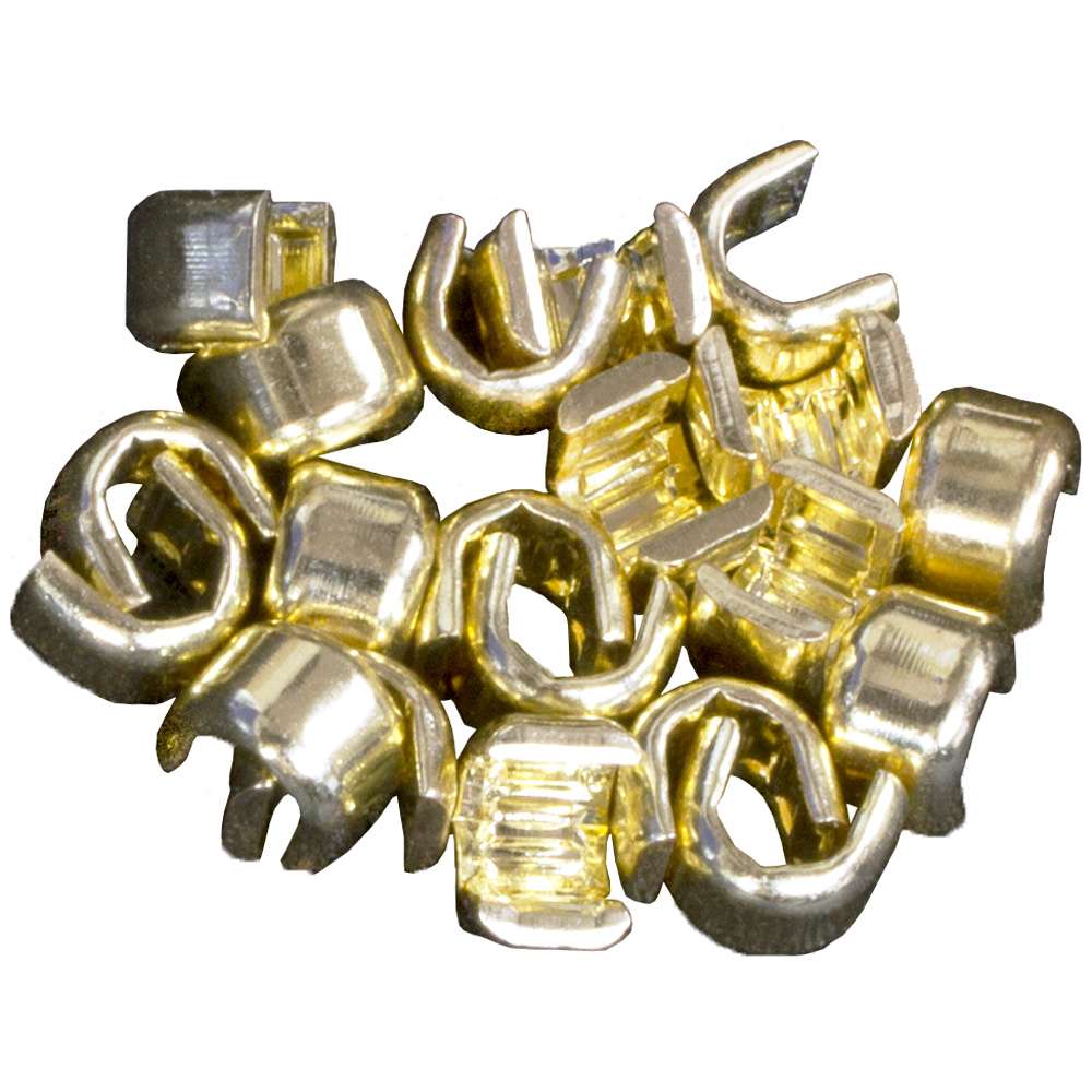 YKK #5 Top Stop Zipper - Solid Brass 10pk
