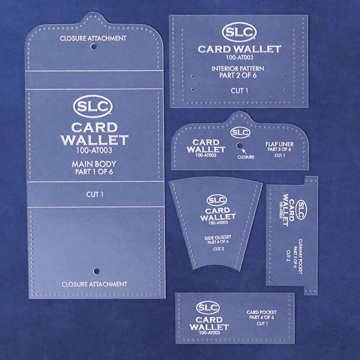 378-AT003.SLC.02.jpg Acrylic Template - Card Wallet Image