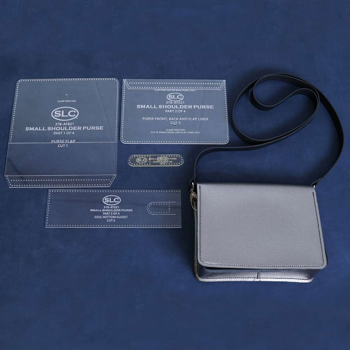 378-AT021.SLC.01.jpg Acrylic Template - Sm. Shoulder Purse Image