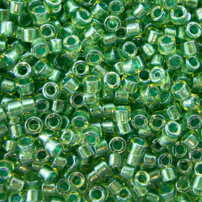 45-113916.SLC.jpg Delica Bead - Sparkling Light Green Lined Chartruse DB916 Image