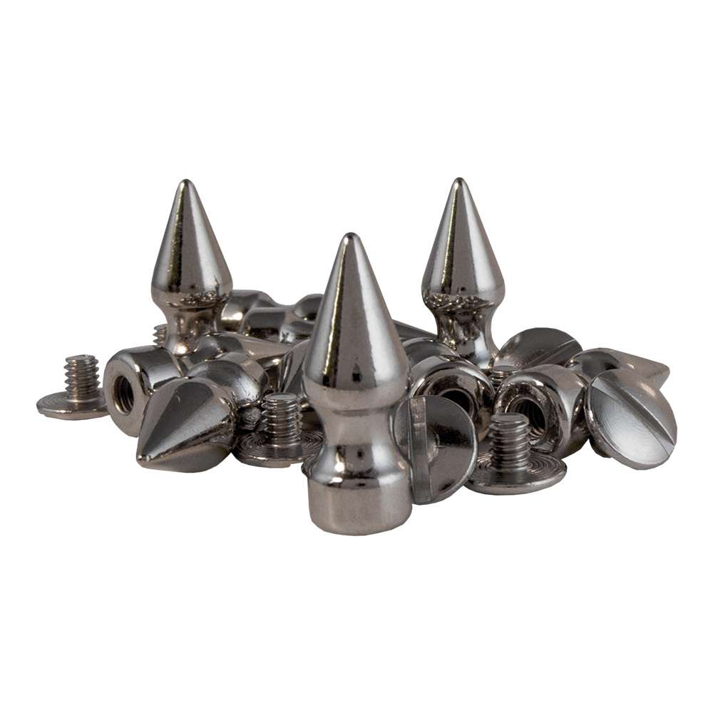 115-2919.SLC.jpg 1" Screwback Spike - Nickel Plate 10pk Image