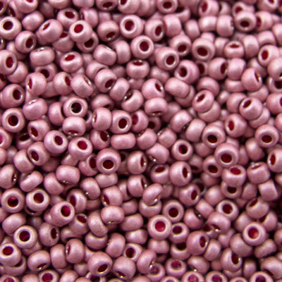 229-1018.SLC.jpg Seed Beads 10/0 Metallic Mauve Matte - 20g Image