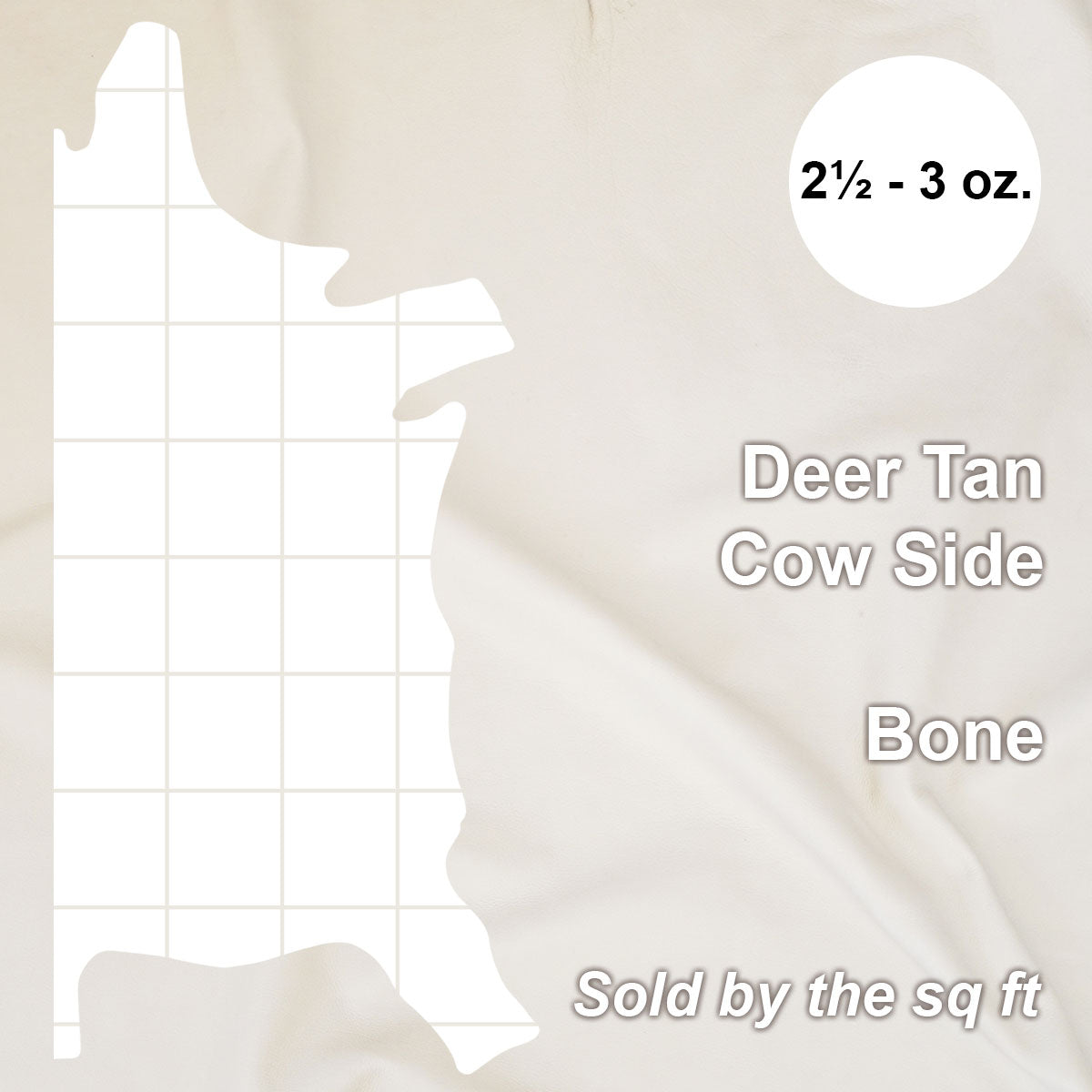 62-933311.SLC.4.jpg DeerTan Cow Side - Bone Image