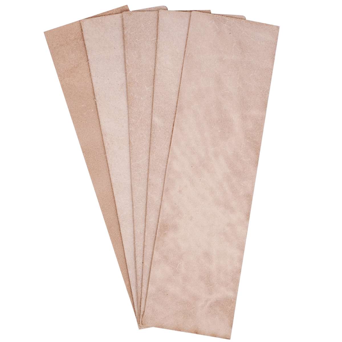 100-1101.SLC.1.jpg 15" x 4 1/4" Rough Out Veg Tan Pre Cut 5pk Image