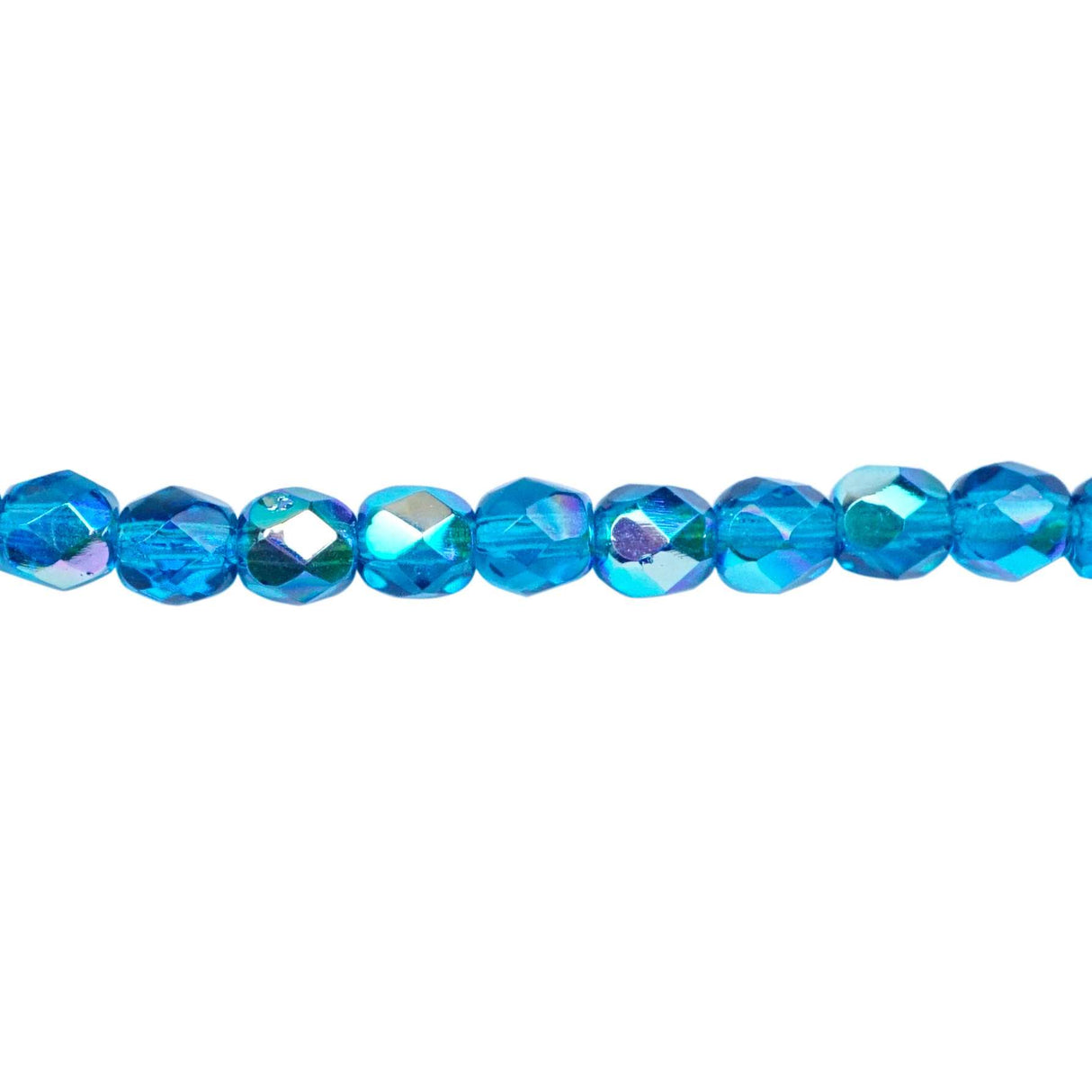 339-60.SLC.1.jpg 4mm Capri Blue AB Bead Strand - Firepolished Image