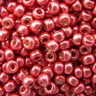 45-894211.SLC.jpg 8/0 Seed Beads - Galvanized Light Cranberry 22g Image
