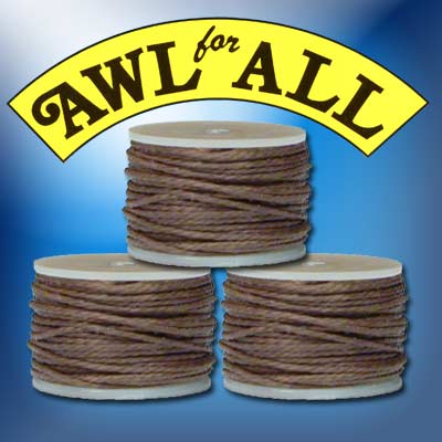 202-120302.SLC.jpg 12yd Brown Awl Thread 3pk Image