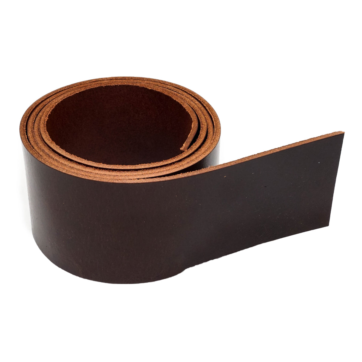 Antique Mahogany Buffalo Belt Strips