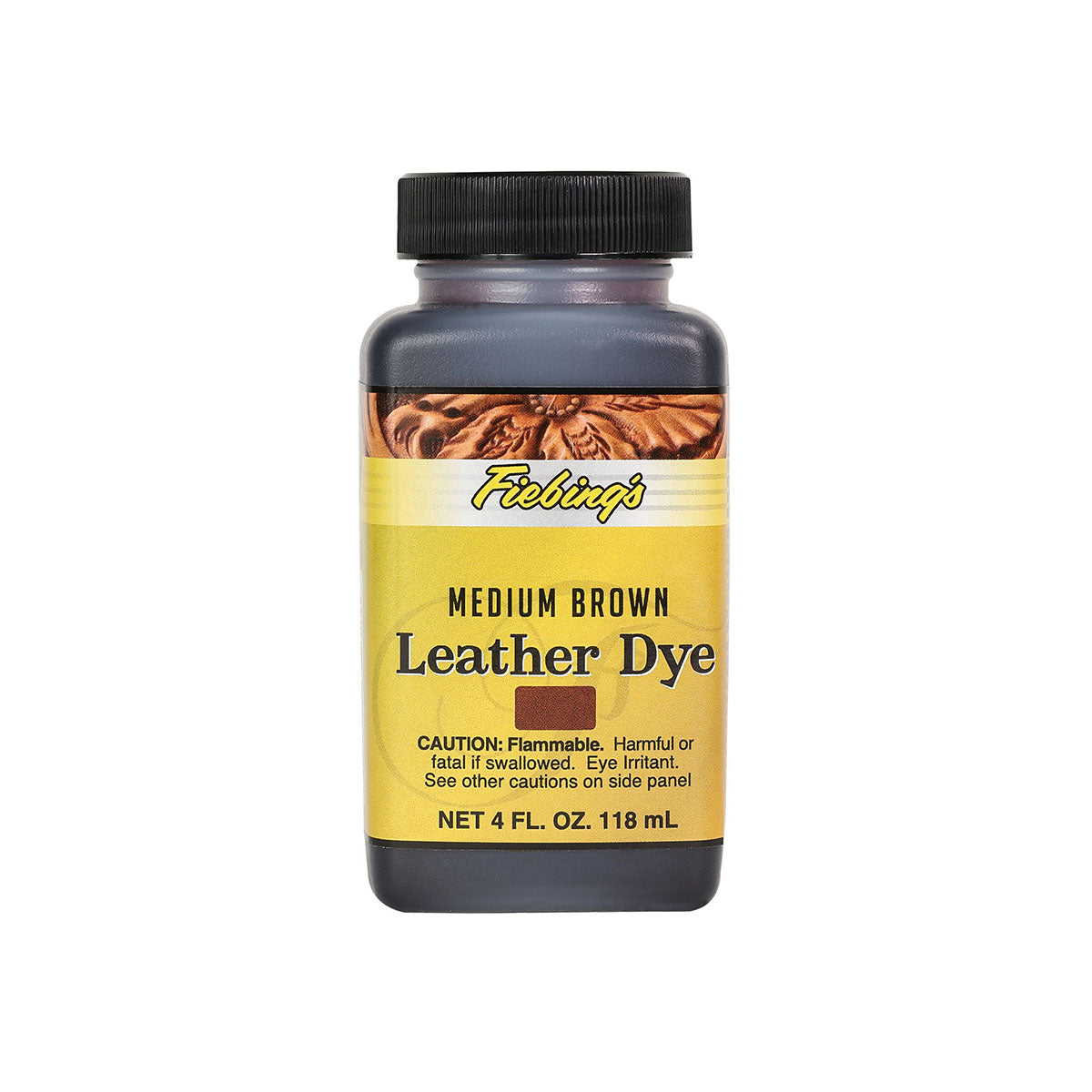 34-210004.SLC.01.jpg Fiebings Leather Dye - Med Brown 4oz Image
