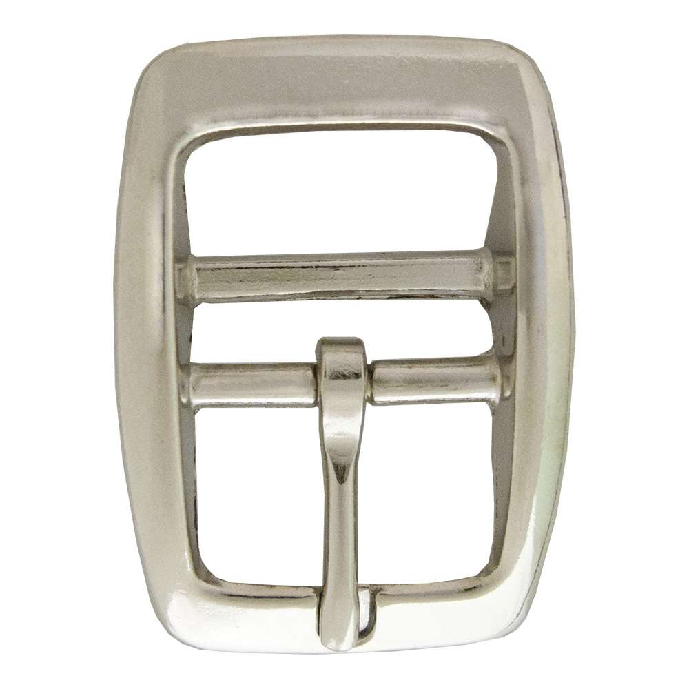 4-151404.SLC.jpg 1" Double Bar Center Bar Buckle - Nickel Plate Image