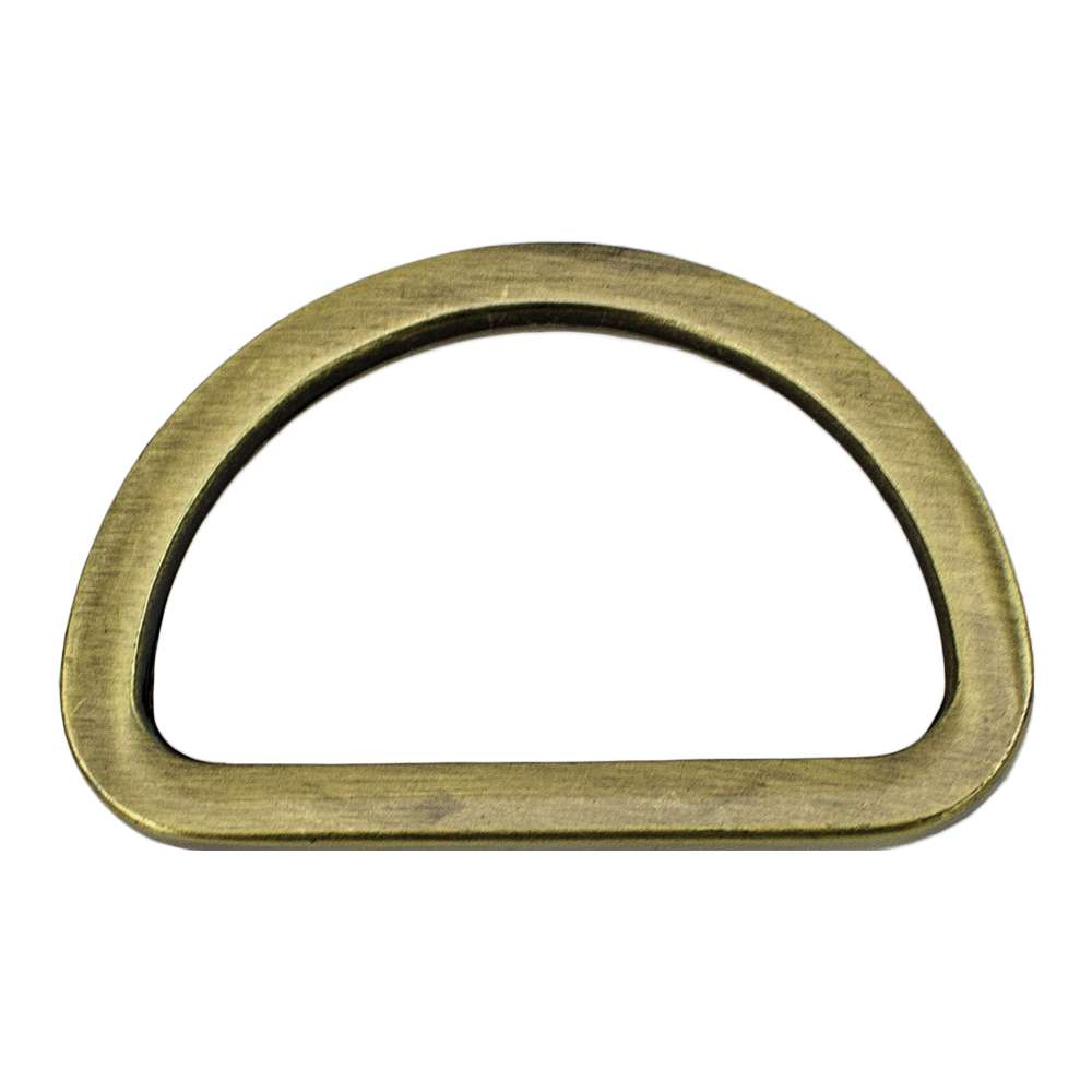 020-304125.SLC.jpg 1 1/4" Flat Cast D-Ring - Antique Brass Image