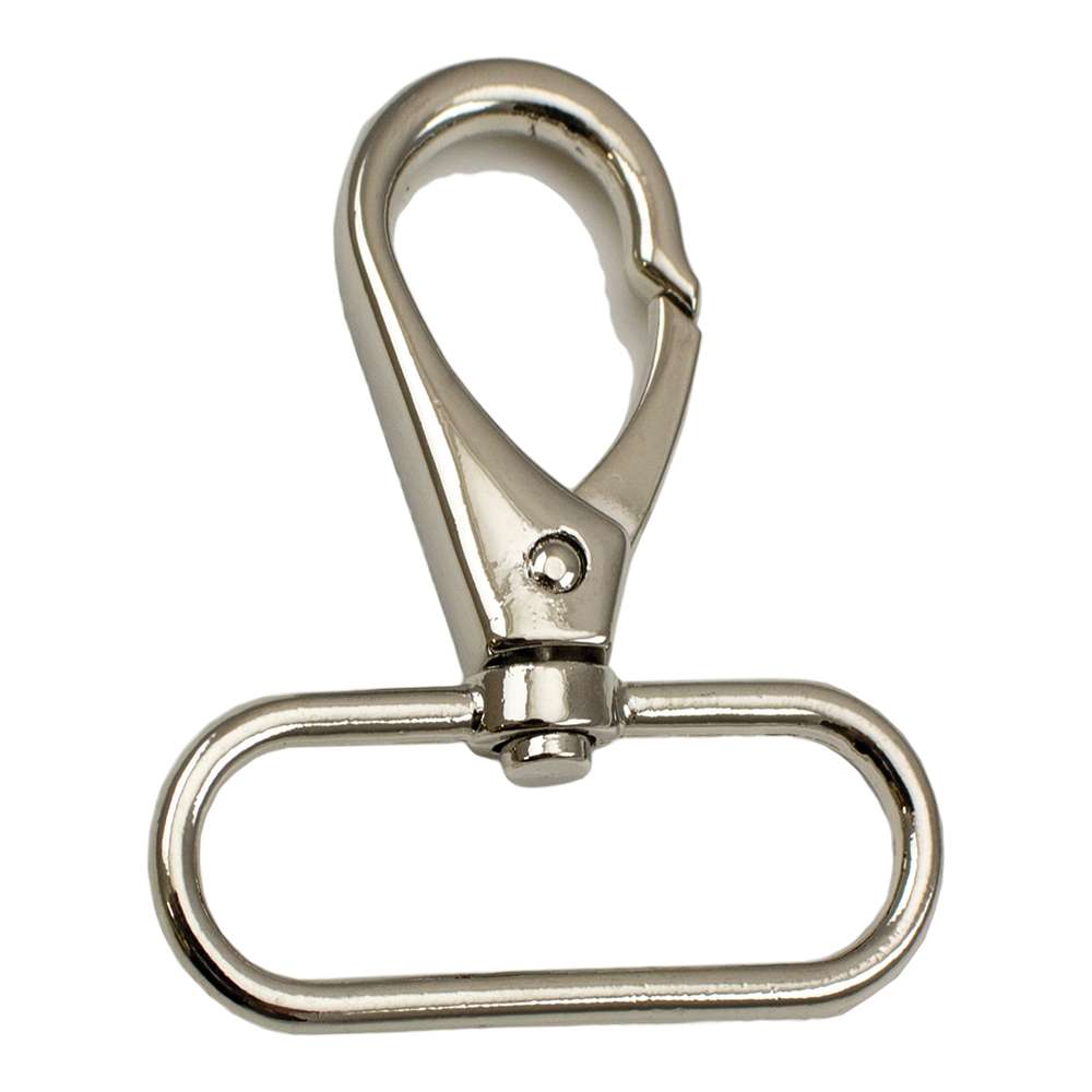 020-800804.SLC.jpg 1 1/2" Psuh Gate Swivel Snap - Nickel Plate Image