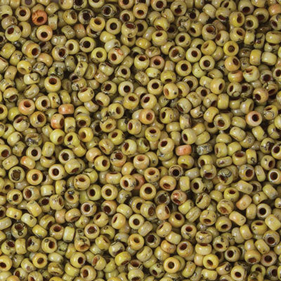 45-1194512.SLC.jpg 11/0 Seed Beads - Picasso Canary Yellow Matte 22g Image