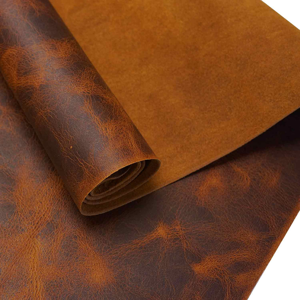 860-70720.SLC.03.jpg Copper Cowboy 4-5 oz. Oil Tan Pre-Cut 12" x 12" Image