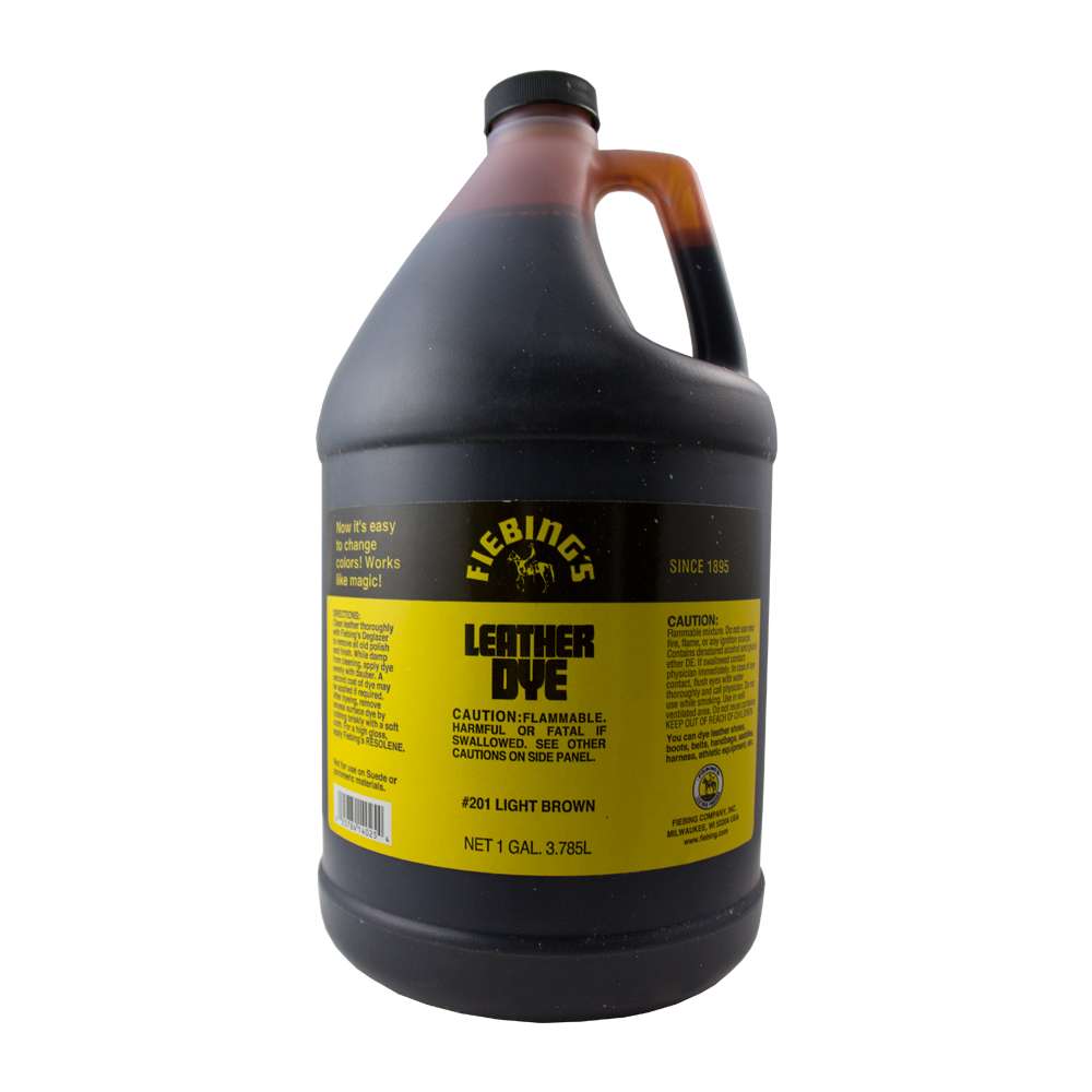 34-210205.SLC.jpg Fiebings Leather Dye - Light Brown Gallon Image