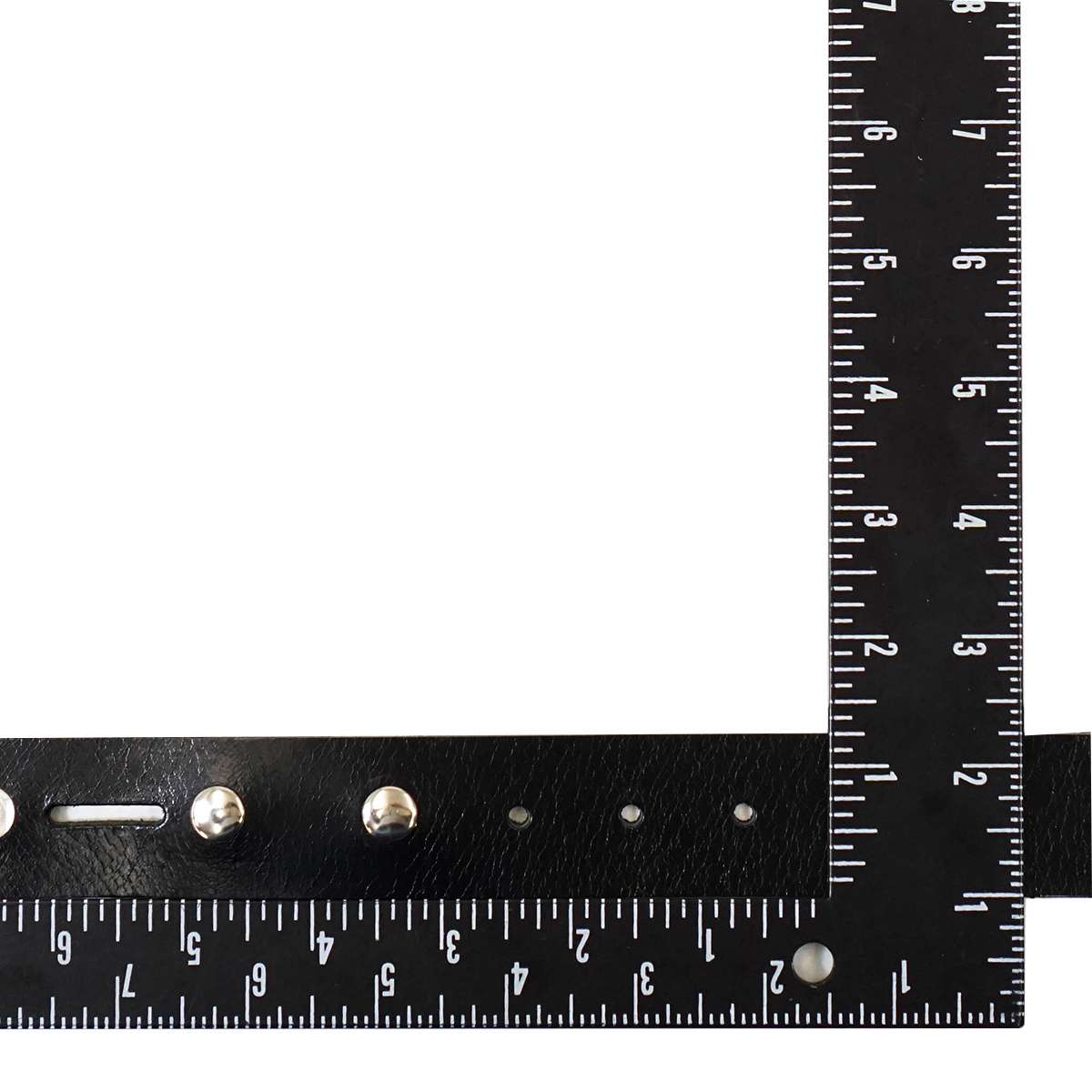 100-2143.SLC.2.jpg Single Hole Belt Blank w/ snaps - Buffalo Black Image