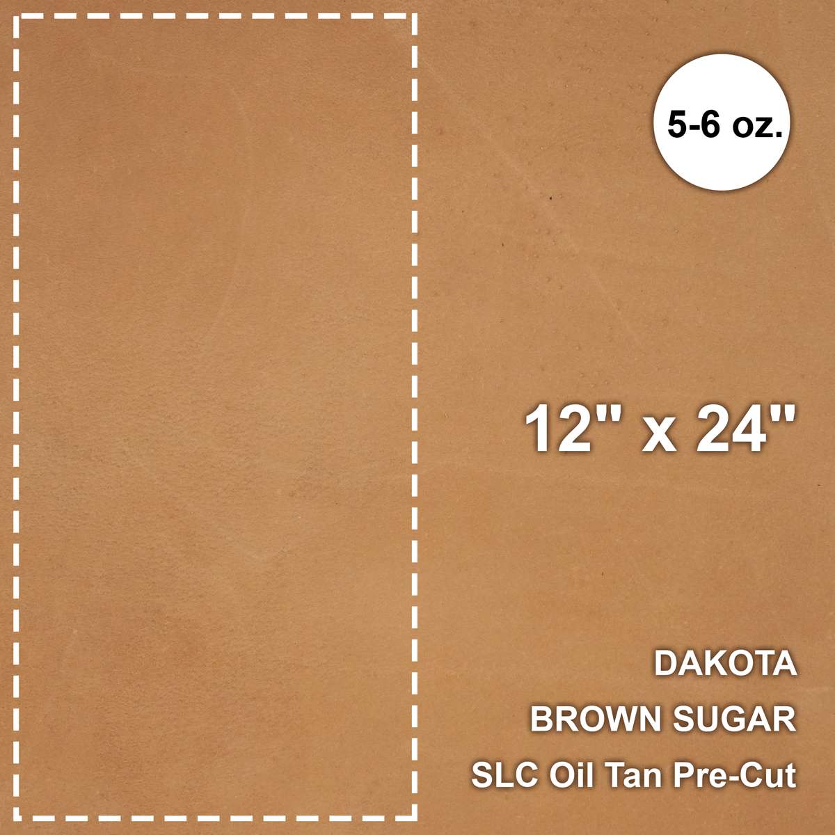 892-6003.SLC.1.jpg Dakota Brown Sugar Oil Tan Pre-Cut 12"x 24" Image