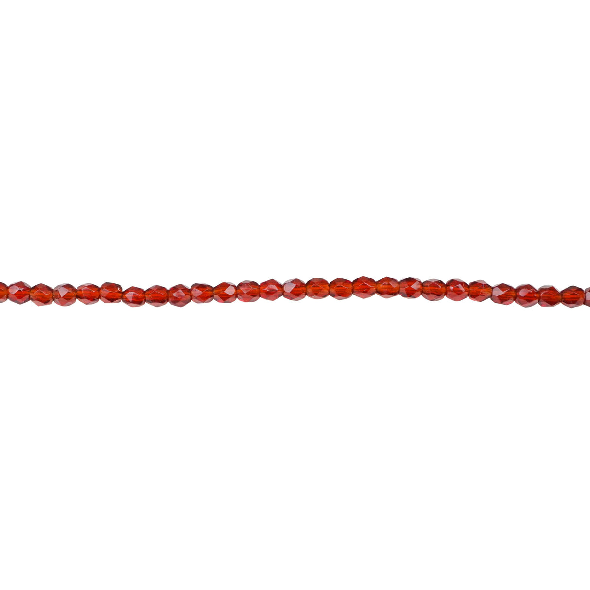 339-20.SLC.1.jpg 3mm Garnet Bead Strand - Firepolished Image