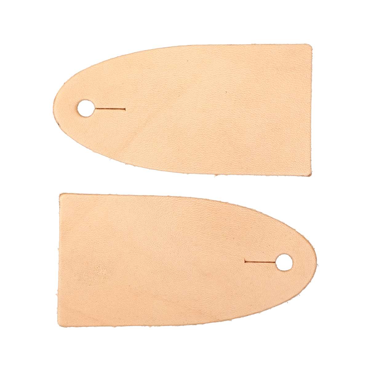 SHP105.Veg Tan.01.jpg Leather Shape - Strap End Tabs Image